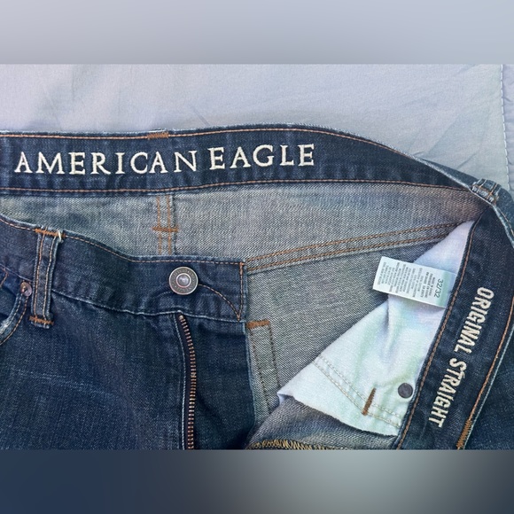 American Eagle original straight jeans. Size 32w and 32 inseam. 100%cotton - Picture 6 of 10